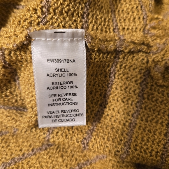 Altar'd State 3/4 Sleeve Brown Purple Stripe Sweater Size XS - Picture 4 of 4